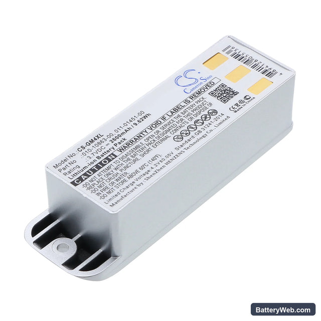 Garmin Zumo 400 Replacement Battery, 3.7V, 2600mAh, Li-ion 1