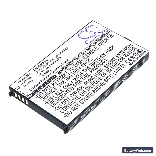 Garmin iQue M5 Replacement Battery, 3.7V, 1400mAh, Li-Polymer 1