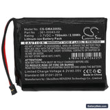 Garmin Approach G30 Replacement Battery, 3.7V, 700mAh, Li-ion 3