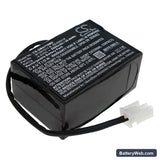 GE Aespire 7100 IEC Replacement Battery, 6V, 5000mAh, Sealed Lead Acid 1