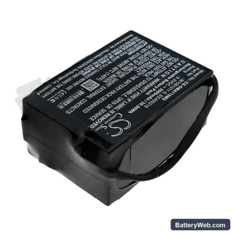 GE Aespire 7100 IEC Replacement Battery, 6V, 5000mAh, Sealed Lead Acid 2