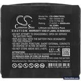 Garmin Aera 795 Replacement Battery, 7.4V, 6800mAh, Li-ion 3