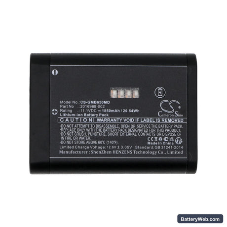 GE Dash Mini Replacement Battery, 11.1V, 1850mAh, Li-ion 5