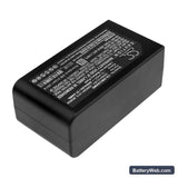 GE MAC 2000 Replacement Battery, 14.4V, 2600mAh, Li-ion 2