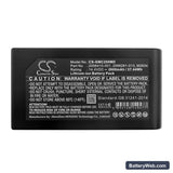 GE MAC 2000 Replacement Battery, 14.4V, 2600mAh, Li-ion 3