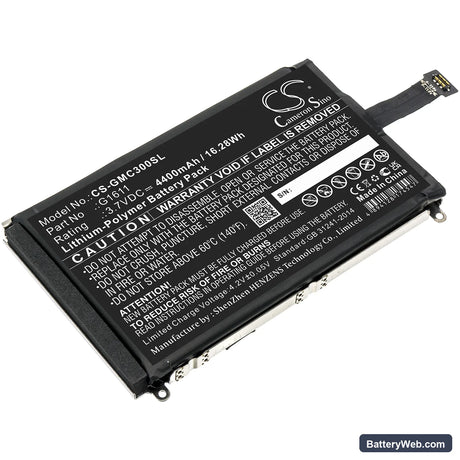 GlocalMe G3 Replacement Battery, 3.7V, 4400mAh, Li-Polymer 1