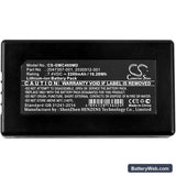 GE MAC 400 Replacement Battery, 7.4V, 2200mAh, Li-ion 3