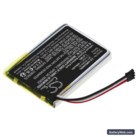 Garmin Delta SE Dog Training Collar Receiver Replacement Battery, 3.7V, 450mAh, Li-Polymer 2