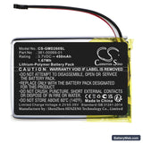 Garmin Delta SE Dog Training Collar Receiver Replacement Battery, 3.7V, 450mAh, Li-Polymer 3
