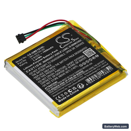 Garmin Edge 1030 Replacement Battery, 3.8V, 1950mAh, Li-Polymer 1