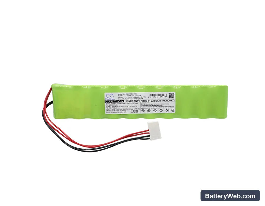 Hellige Marquette Eagle 4000 Replacement Battery, 12V, 3500mAh, Ni-MH 3