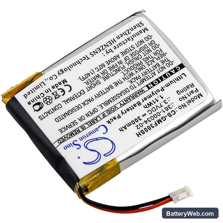Garmin Fenix 3 Replacement Battery, 3.7V, 300mAh, Li-Polymer 2