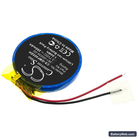 Garmin Forerunner 405 Replacement Battery, 3.7V, 280mAh, Li-ion 2