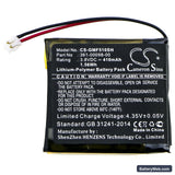 Garmin Fenix 5X Replacement Battery, 3.8V, 410mAh, Li-Polymer 3