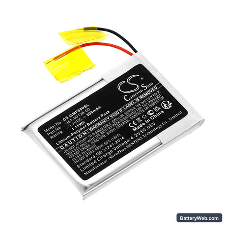 Garmin Tactix Delta Solar Replacement Battery, 3.7V, 300mAh, Li-Polymer 1