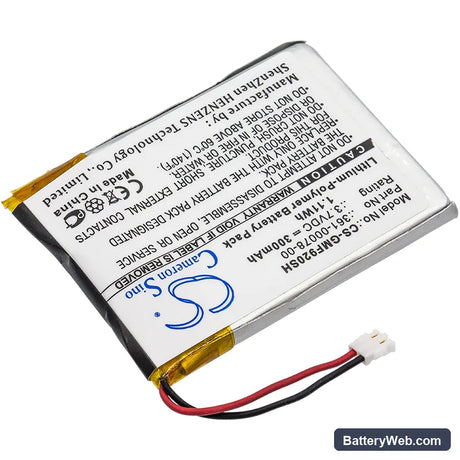 Garmin Forerunner 920XT Replacement Battery, 3.7V, 300mAh, Li-Polymer 2
