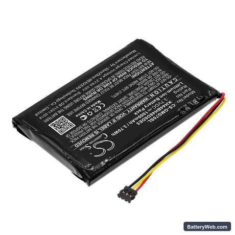 Garmin Approach G7 Replacement Battery, 3.7V, 1000mAh, Li-ion 2