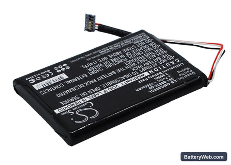 Garmin Approach G8 Replacement Battery, 3.7V, 1050mAh, Li-ion 3