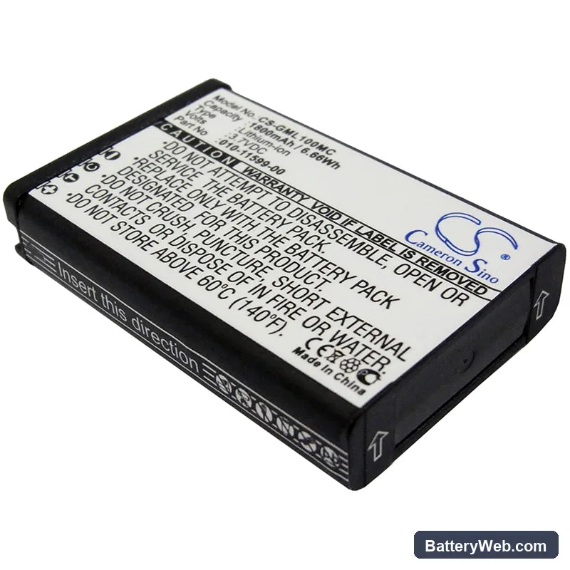 Garmin VIRB Replacement Battery, 3.7V, 1800mAh, Li-ion 1