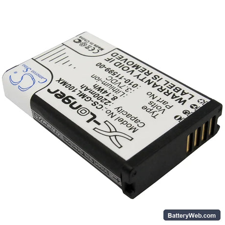 Garmin VIRB Replacement Battery, 3.7V, 2200mAh, Li-ion 2