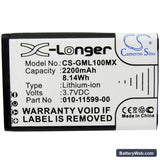 Garmin VIRB Replacement Battery, 3.7V, 2200mAh, Li-ion 5