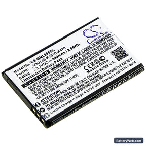 Brondi AMICO FAVOLOSO Replacement Battery, 3.7V, 800mAh, Li-ion 1