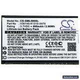 Brondi AMICO FAVOLOSO Replacement Battery, 3.7V, 800mAh, Li-ion 2