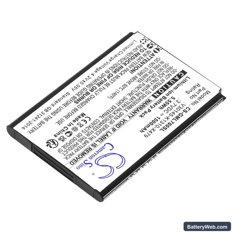 Gigaset GL7 Replacement Battery, 3.7V, 1500mAh, Li-ion 2