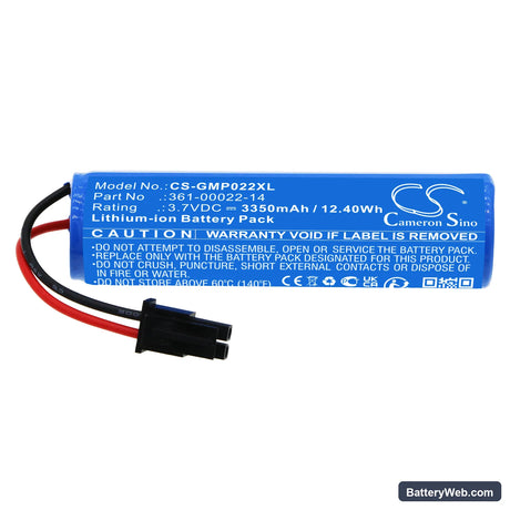 Garmin Pro Control 2 RX Replacement Battery, 3.7V, 3350mAh, Li-ion 3