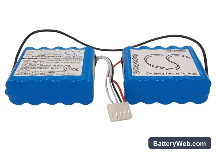 Criticon Pro 100 Replacement Battery, 12V, 7600mAh, Ni-MH 1