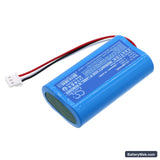 INT RASTER DP-25MX Replacement Battery, 7.4V, 2600mAh, Li-ion 2