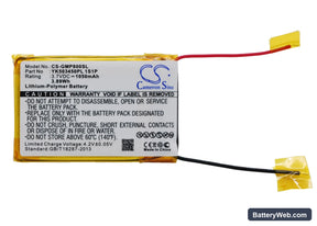 Grundig MPixx 8000 Replacement Battery, 3.7V, 1050mAh, Li-Polymer 1
