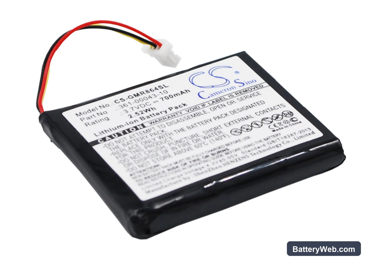 Garmin Delta Replacement Battery, 3.7V, 700mAh, Li-ion 2