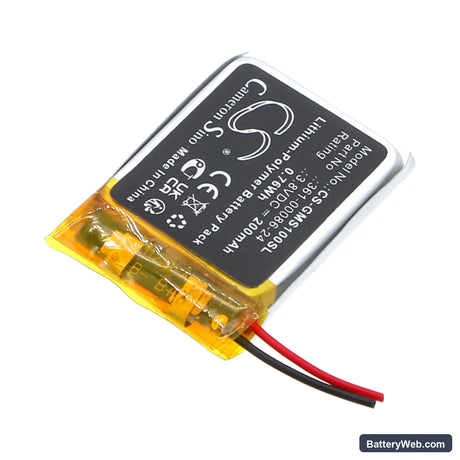 Garmin Instinct Solar GPS Replacement Battery, 3.8V, 200mAh, Li-Polymer 2