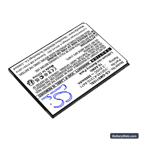 Gigaset GS110 Replacement Battery, 3.8V, 2800mAh, Li-ion 2