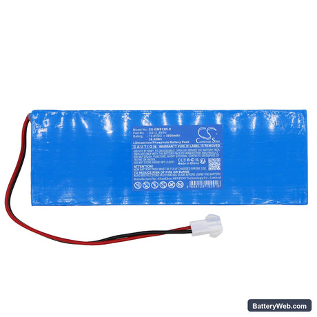 Gama Sonic Solar Lighting Fixtures Replacement Battery, 12.8V, 3000mAh, LiFePO4 3