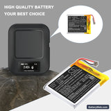 Garmin EDGE 1040 Replacement Battery, 3.7V, 1800mAh, Li-Polymer 6