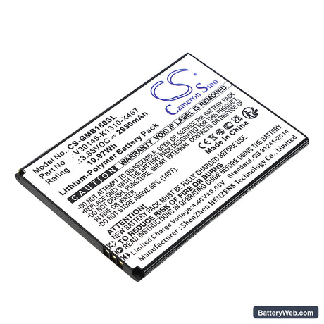 Gigaset GS180 Replacement Battery, 3.85V, 2850mAh, Li-Polymer 1