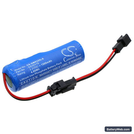 Gama Sonic Solar Coach Light 10001 Replacement Battery, 3.2V, 1500mAh, LiFePO4 1