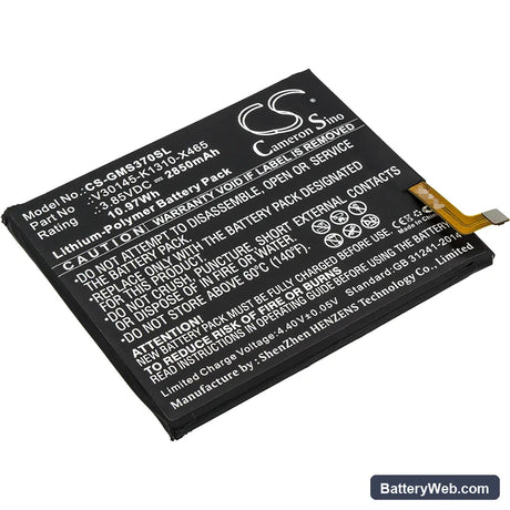 Gigaset GS370 Replacement Battery, 3.85V, 2850mAh, Li-Polymer 1