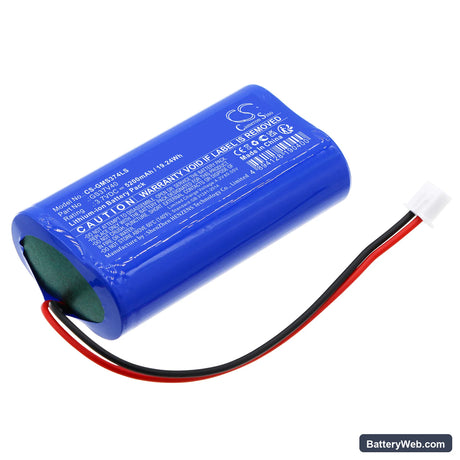 Gama Sonic 101822 Replacement Battery, 3.7V, 5200mAh, Li-ion 1