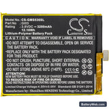 Gigaset ME pure Replacement Battery, 3.8V, 3200mAh, Li-Polymer 3