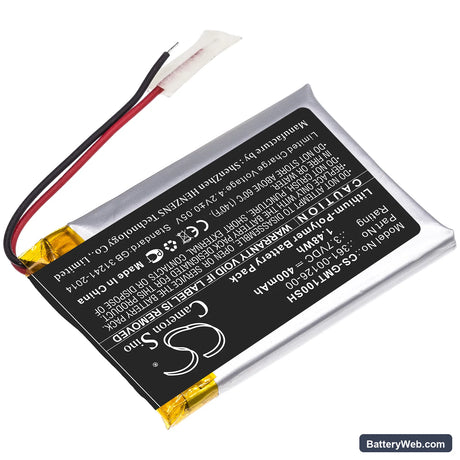 Garmin Tactix Delta Replacement Battery, 3.7V, 400mAh, Li-Polymer 2
