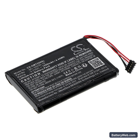 Garmin TT25 GPS dog tracking collars Replacement Battery, 3.7V, 1200mAh, Li-ion 1