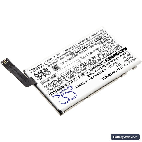 GlocalMe E1 Replacement Battery, 3.8V, 3100mAh, Li-Polymer 2