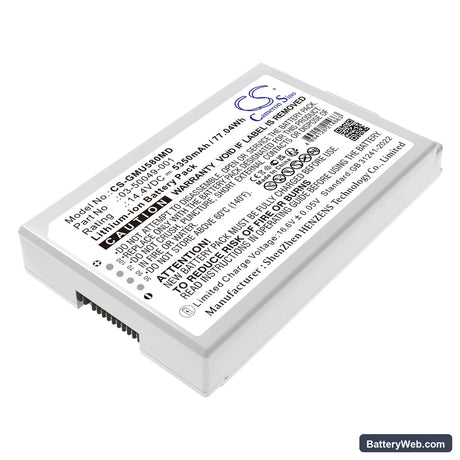 GE Versana ultrasound Replacement Battery, 14.4V, 5350mAh, Li-ion 1