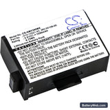 Garmin Virb 360 Replacement Battery, 3.8V, 1250mAh, Li-ion 1