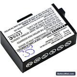 Garmin Virb 360 Replacement Battery, 3.8V, 1250mAh, Li-ion 2