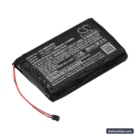Garmin ZUMO 350LM Replacement Battery, 3.7V, 1800mAh, Li-Polymer 1