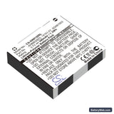 GN Netcom 9120 Replacement Battery, 3.7V, 340mAh, Li-Polymer 1